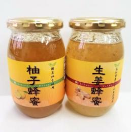 柚子蜂蜜・生姜蜂蜜 400g　2本セット